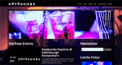 Desktop Screenshot of diekatakombe.ch
