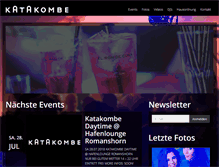 Tablet Screenshot of diekatakombe.ch